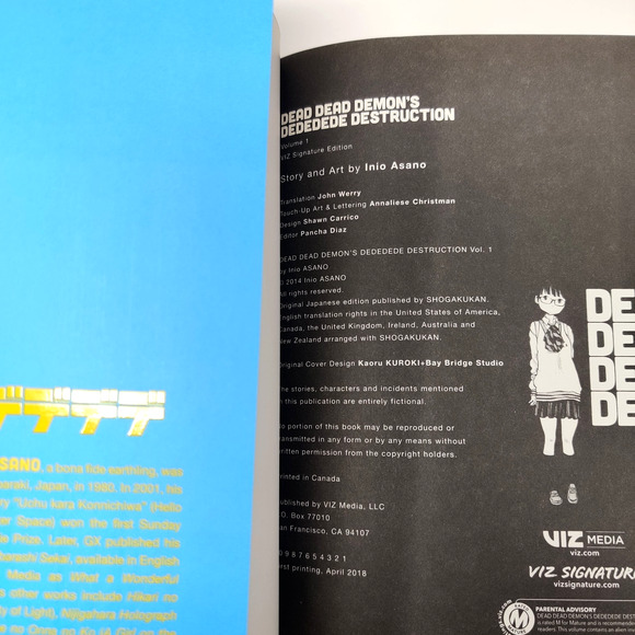 Dead Dead Demon’s DEDEDEDE Destruction Volumes 1-3 Inio Asano DDDD Viz Media - Picture 6 of 16